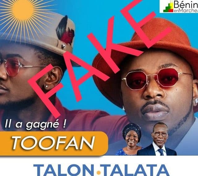 Intox : les Toofan n’ont jamais chanté la réélection de Talon
