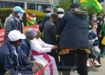 Togo : gigantesque mobilisation des Togolais de la diaspora à Bruxelles (Photos et vidéos)