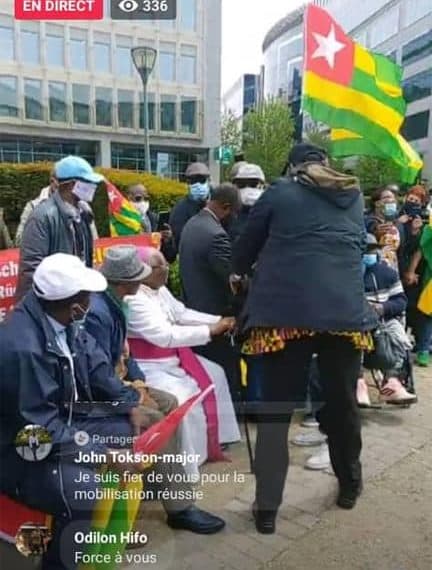 Togo : gigantesque mobilisation des Togolais de la diaspora à Bruxelles (Photos et vidéos)