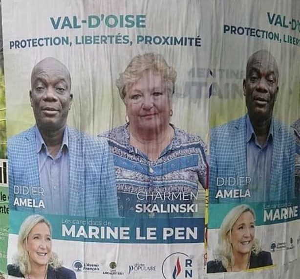 Didier Améla, président du parti FN au Togo, candidat sur la liste de Marine Le Pen en France pour les élections