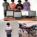 Togo : 4 cybercriminels et un voleur de moto arrêtés par la police ; voici leur mode opératoire