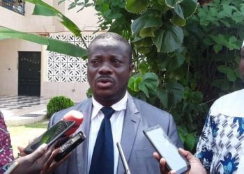 Me Célestin Agbogan, Pdt LTDH