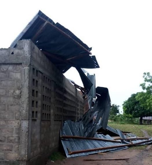 Togo/Gléi : Une grande pluie fait couler plusieurs bâtiments scolaires ; plusieurs blessés enregistrés