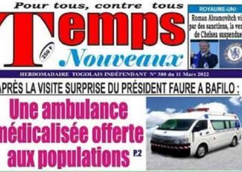 Togo/Faure offre une ambulance médicalisée  aux populations de Bafilo