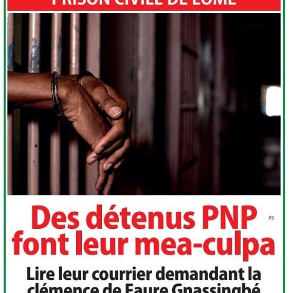Togo : Une curieuse demande de pardon de supposés détenus proches du PNP qui sème la confusion