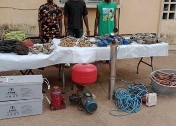 Togo/Vol et recel des compteurs Tde : 3 individus arrêtés par la police nationale