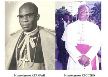 Prof. Pascal Kossivi Adjamagbo Mgr Atakpah et Mgr Kpodzro