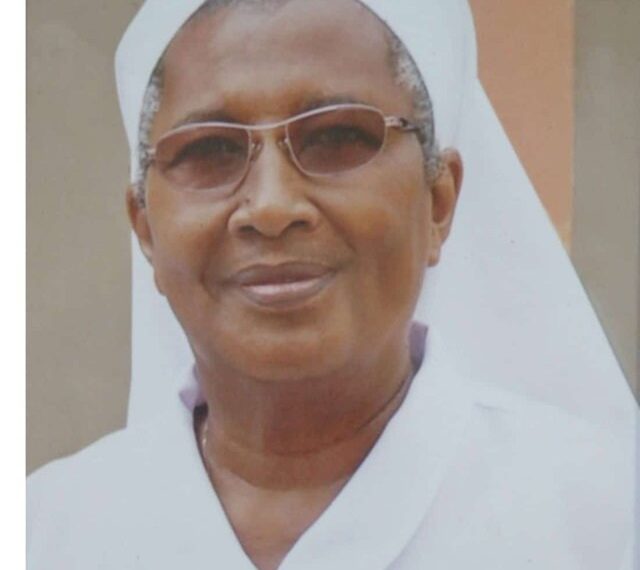 Sr Pierre-Elise Gafah, religieuse et journaliste togolaise, membre de la congrégation des Sœurs de Saint-Augustin/Charles Ayetan/LCA.