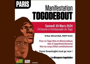 Modification de la constitution: Togo Debout dans les rues ce samedi