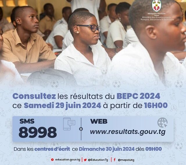 Togo : les Résultats du BEPC consultables par SMS à partir de 16 heures ce samedi; voici comment consulter