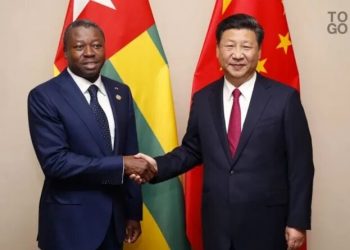 aure Gnassingbe et Xi Jinping, Pékin, Chine, 2024 | Photo: RoT