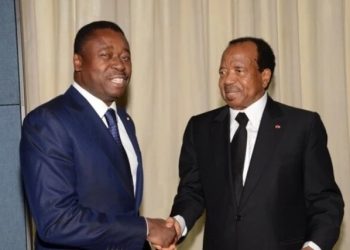 Faure Gnassingbé (g) et Paul Biya | Photo / Archives: PRC
