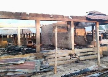 Togo : Incendie au marché d’Amou-Oblo 