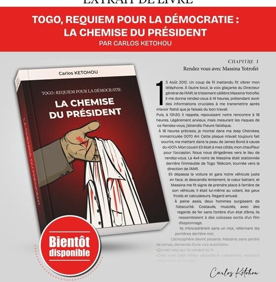 « Togo, Requiem pour la Démocratie : La Chemise du Président », un livre de Carlos Ketohou