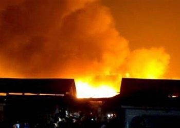 Togo/Incendie : le Grand Marché de Lomé frôle la catastrophe