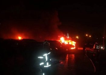 Incendie et effondrement d’un immeuble près du Grand Marché de Lomé