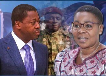 Faure Gnassingbé et Gnakadé Marguerite, ancienne ministre des Armées