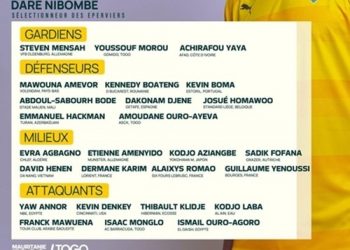 Togo/Éliminatoires Mondial 2026 : Nibombé Daré sort l’artillerie lourde pour sauver les Éperviers