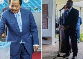 Les Vieux présidents Camerounais Paul Biya (gauche) et Ivoirien Alassane Ouattara (droite) | Photos: AP; Infog: 27avril.com