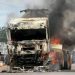Togo/Incendie à Tsévié : un camion-citerne en flammes sur la nationale n°1