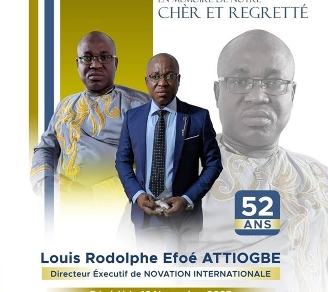 Hommage à toi Louis Rodolphe Efoé Attiogbe
